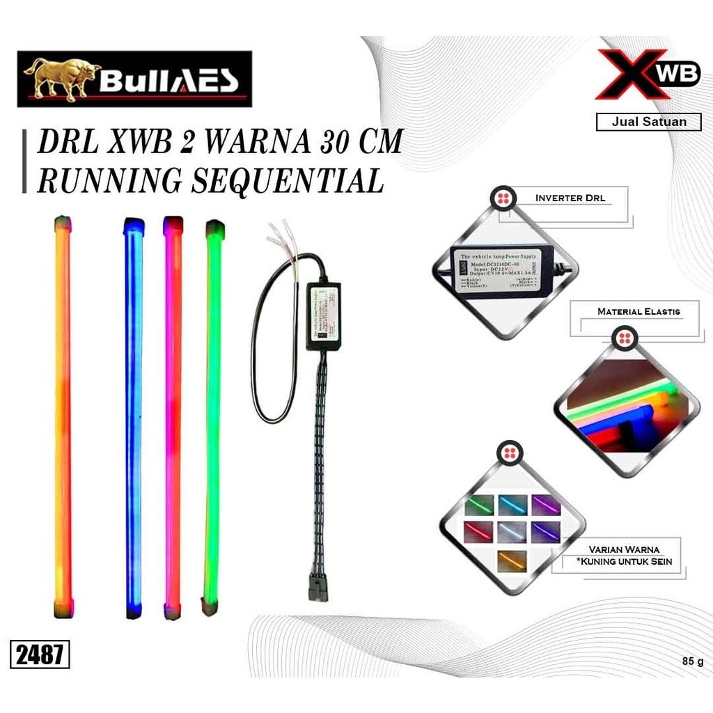 DRL Fleksible XWB 30 Cm 2 Mode With Sein Running