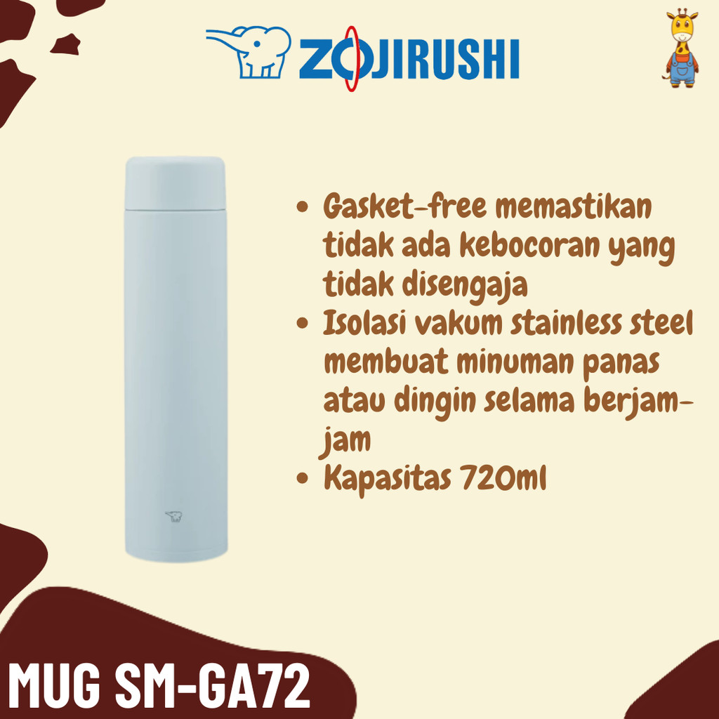 Zojirushi Mug SM-GA72 - Botol Thermos