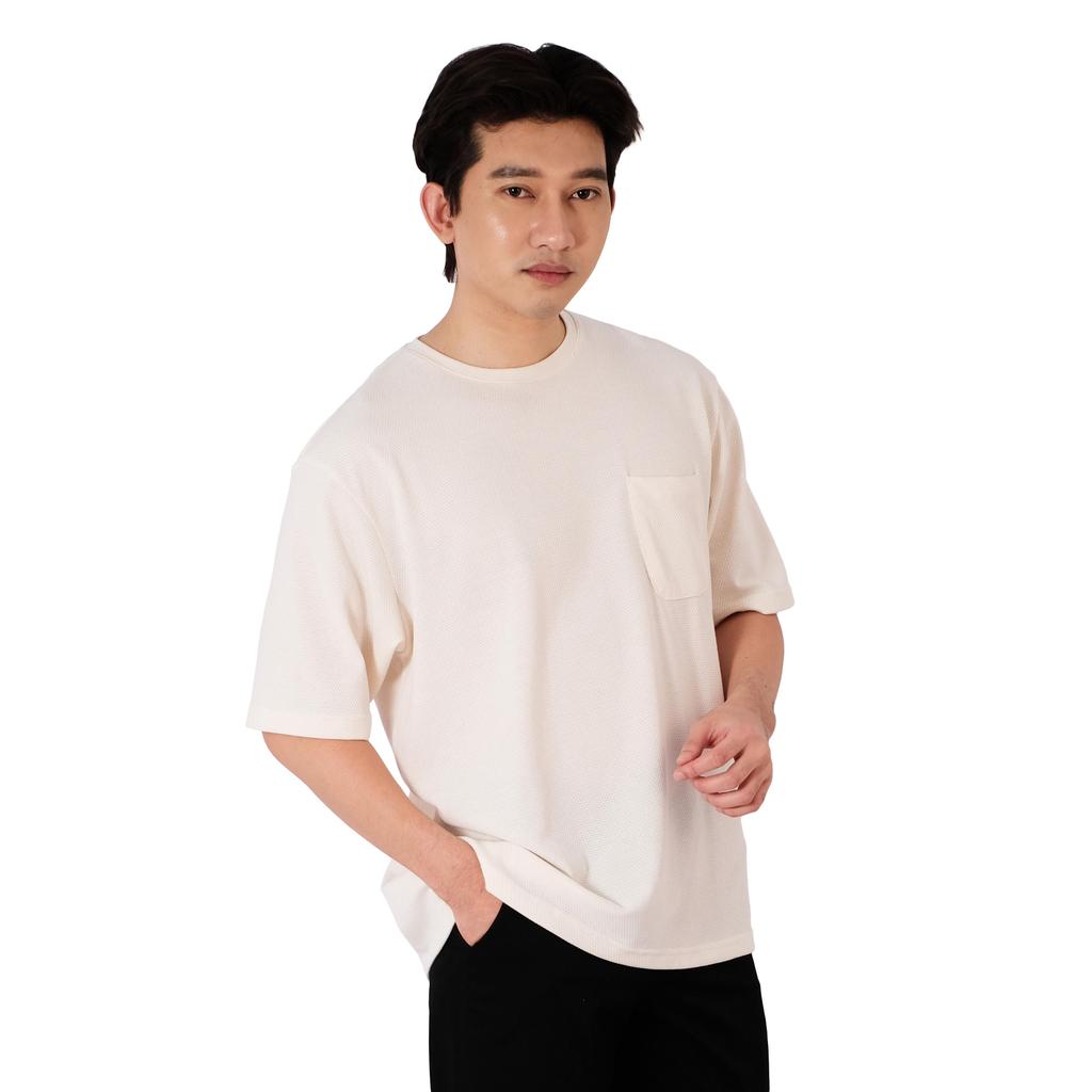 POSHBOY Oversize T-Shirt Louis Off White - Kaos Oversize Lengan Pendek