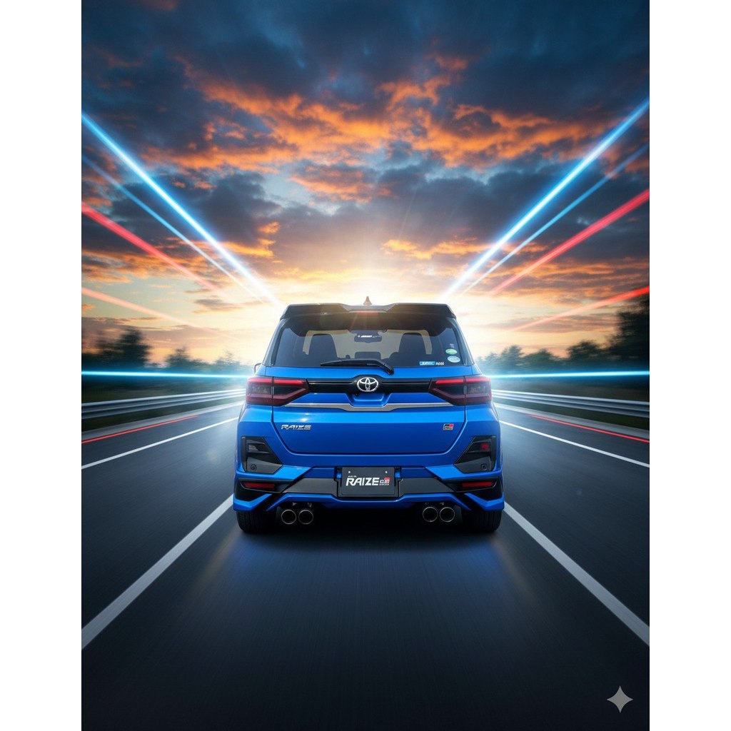 bodykit toyota raize 2021-2025