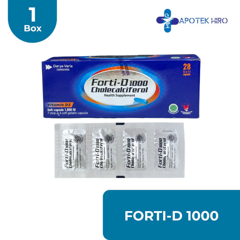 FORTI-D 1000 1 BOX 32 KAPSUL