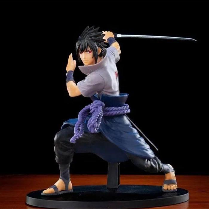 sasuke vibration star figure naruto pvc - A