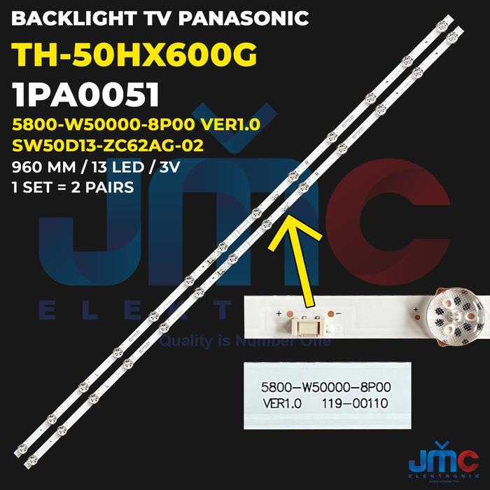 Backlight TV for Panasonic 50 Inch TH-50HX600G TH50HX600G 13K Elmatu JMCPart