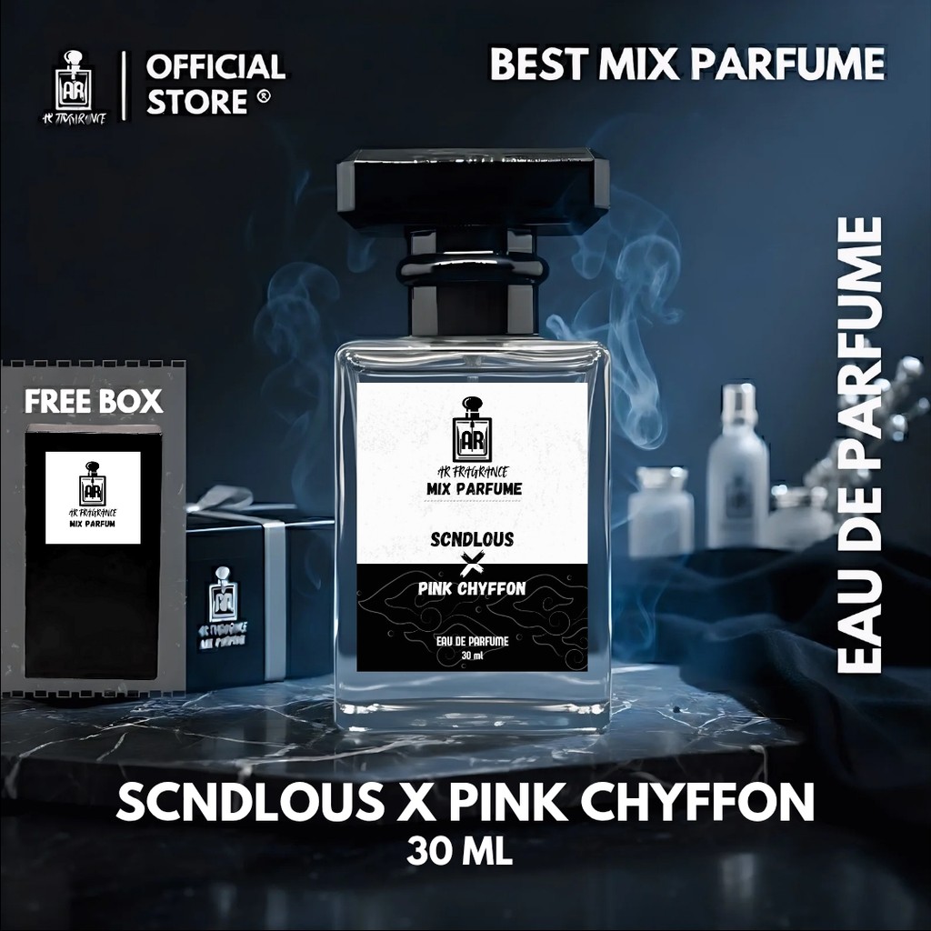AR FRAGRANCE - MIX PARFUM SCNDLOUS X PINK CHYFFON 30ML | PARFUM PRIA WANITA WANGI BEST SELLER