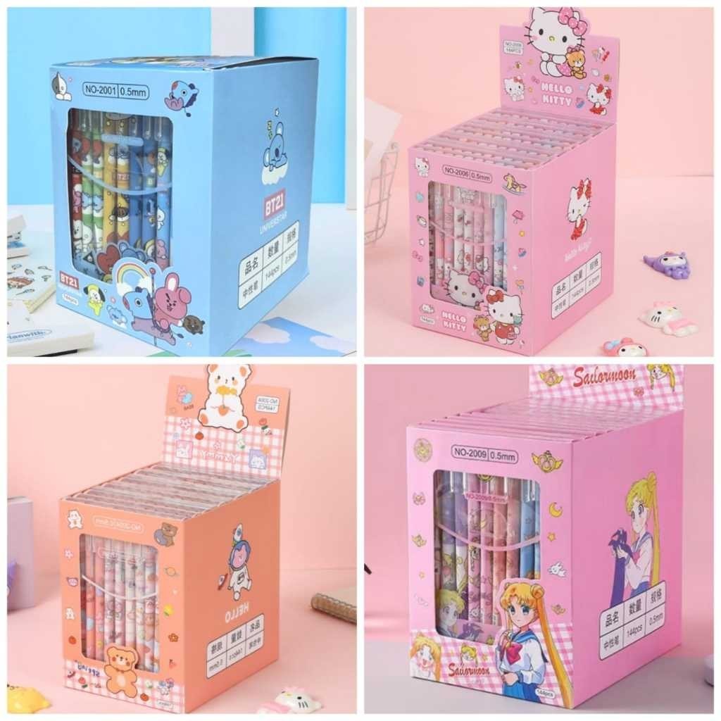 S5930 Erasable Gel Pen / Pulpen Bisa Dihapus 12 PCS / Pulpen Erasable / Pena Karakter Bisa Dihapus /