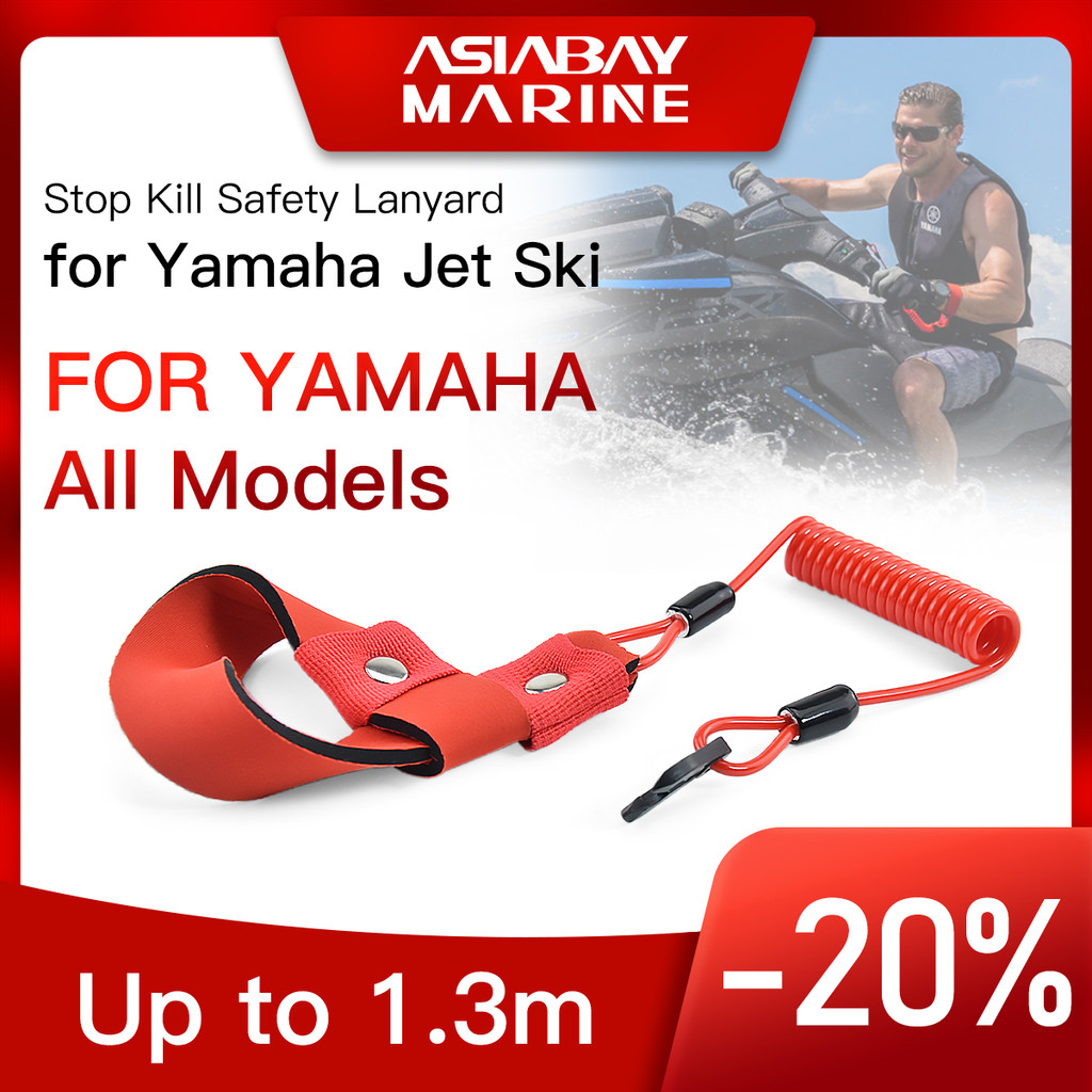 Stop Kill Safety Lanyard for Yamaha Jet Ski WaveRunner WaveVenture WaveRaider WaveJammer WaveBlaster