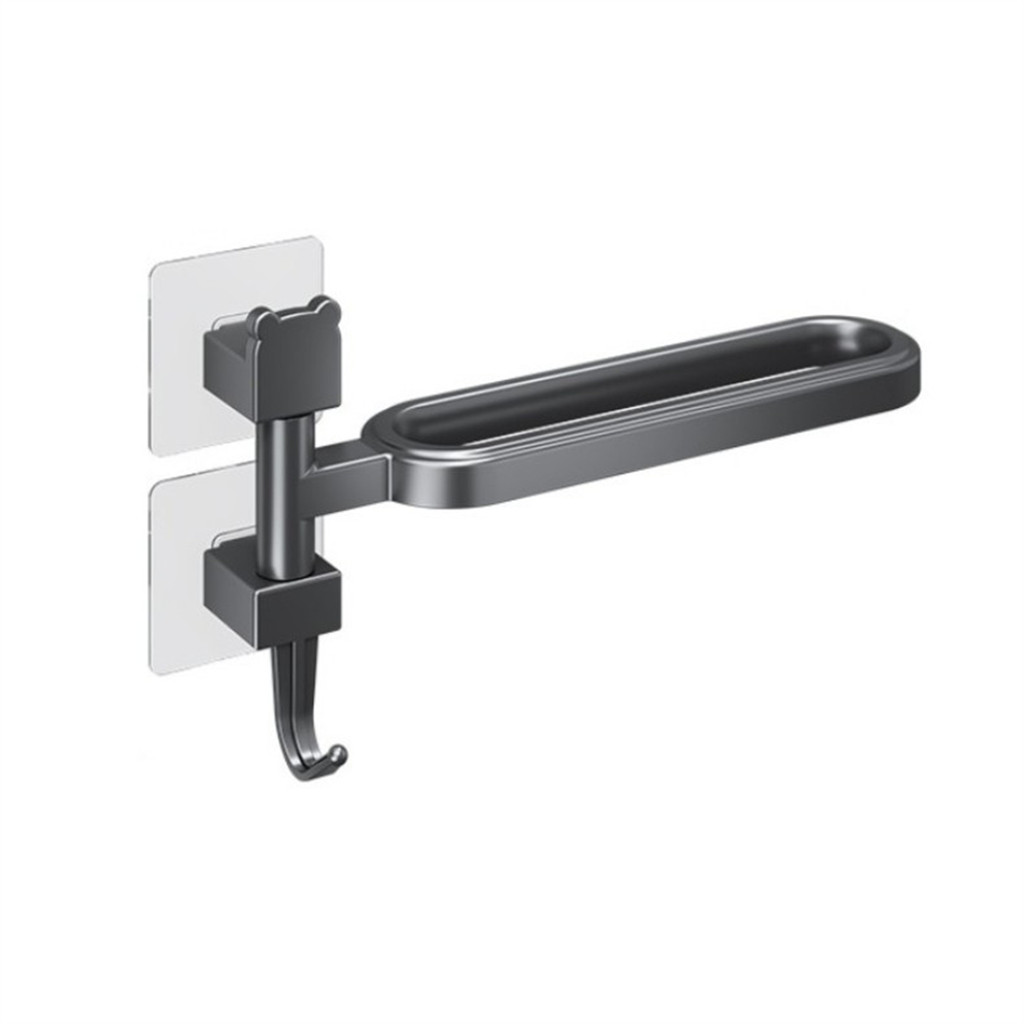 Functional Kitchen Accessory Rotatable Towel Holder Versatile Towel Hanger SpaceSaving Towel Hanger 