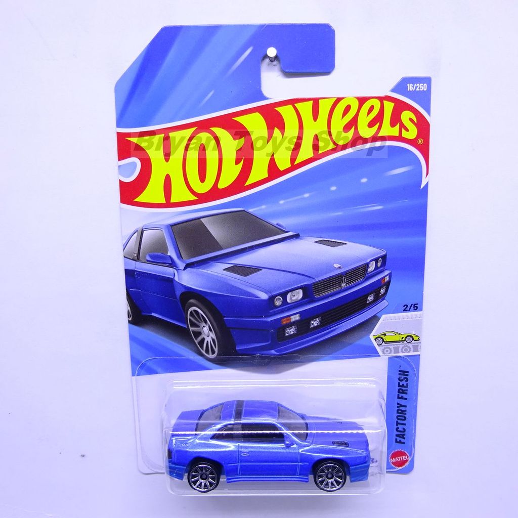 Hot Wheels Maserati Shamal Biru
