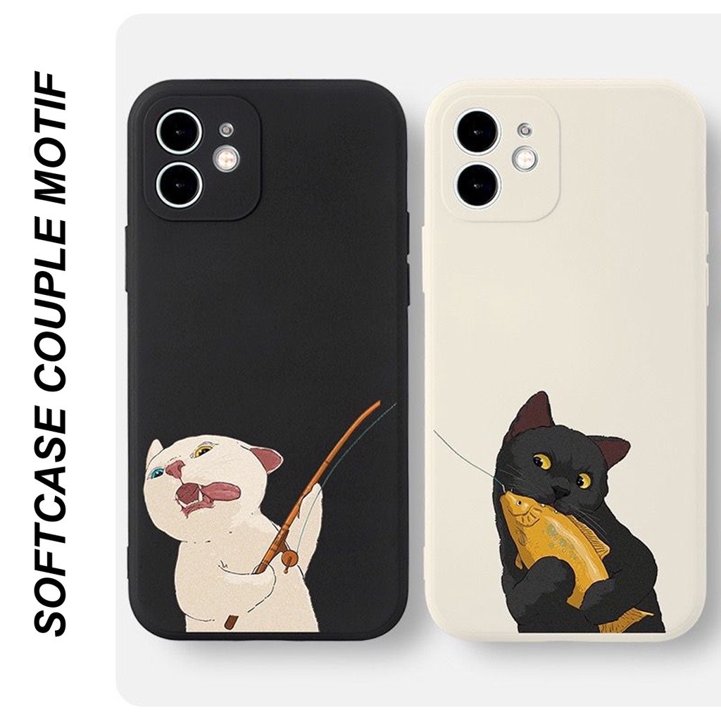 case couple type hp Oppo all type / Silikon premium /Softcase macaron / NC-19