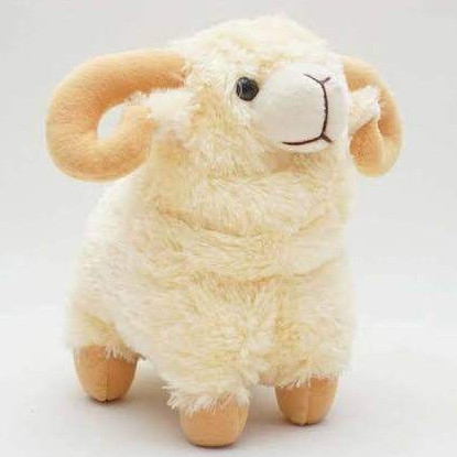 Boneka Domba Jantan M 25Cm Souvenir Aqiqah Boneka Binatang Kambing grosir