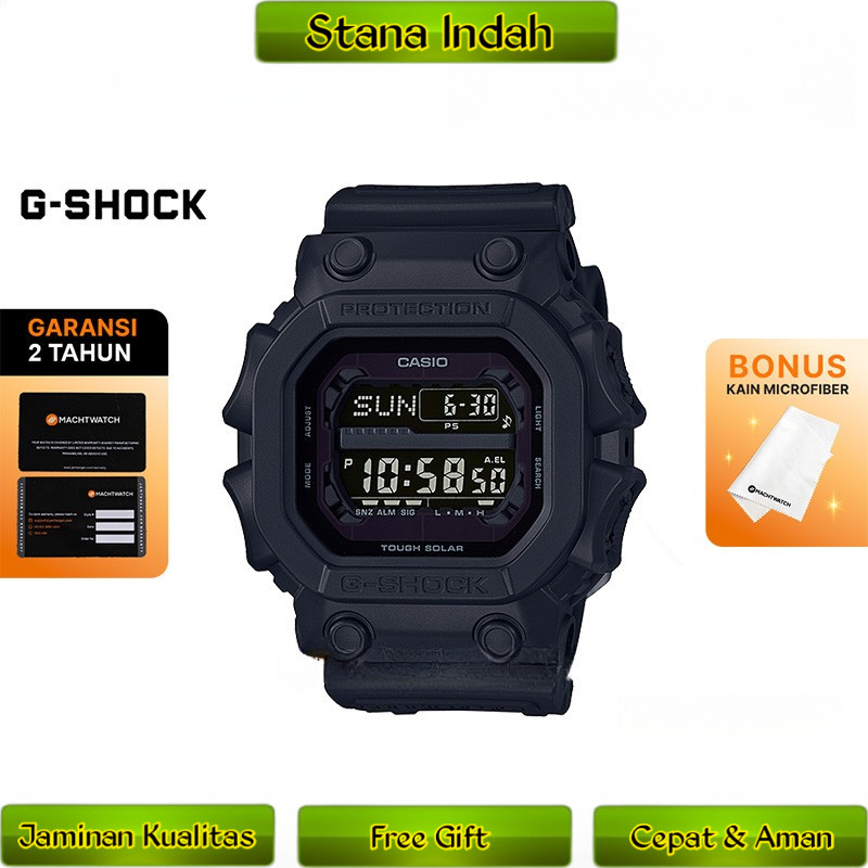 Jam Tangan Pria Digital Casio G-Shock GX-56BB-1DR King Kong Solar Powered WR 200M Digital Dial Black