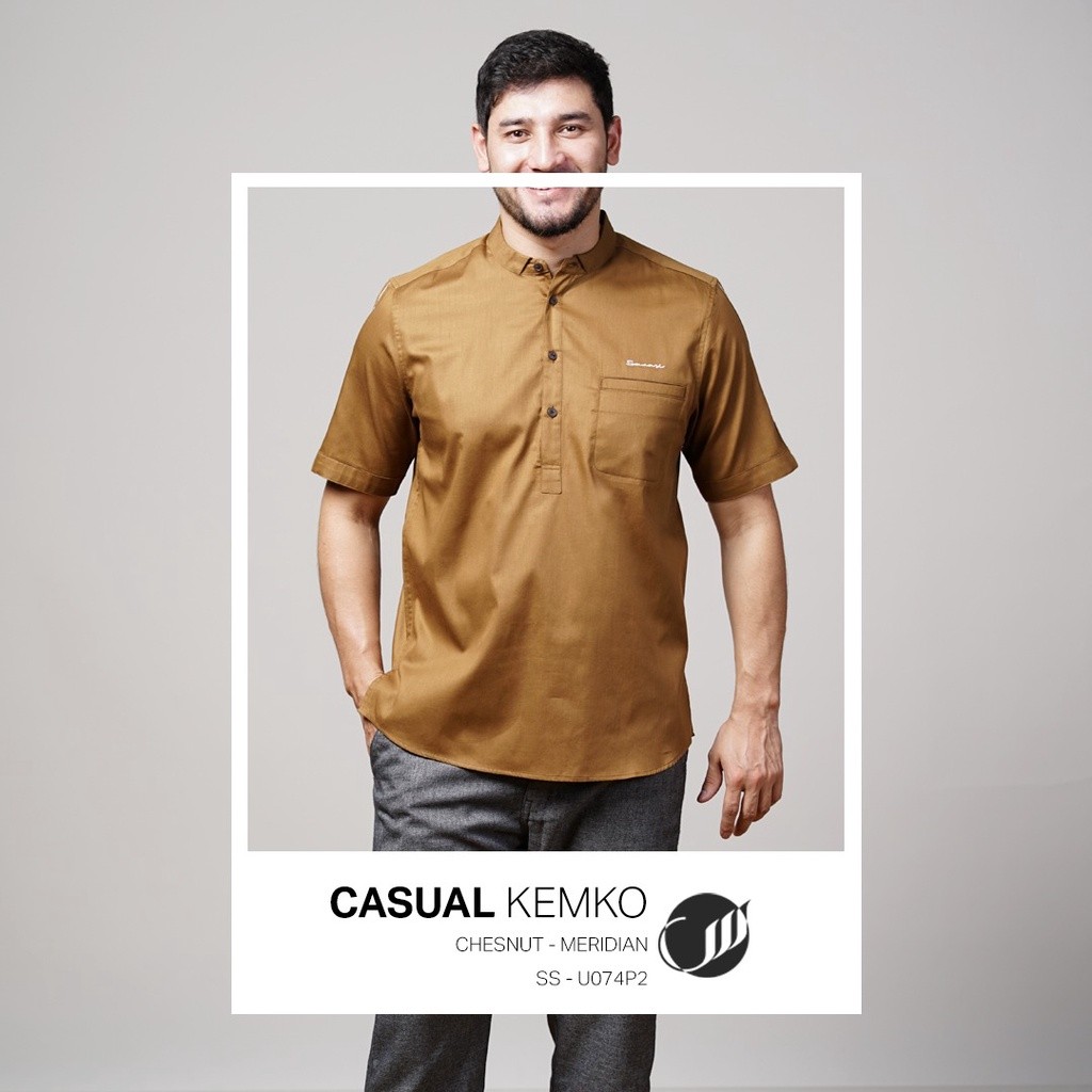 SAMASE KEMKO KEMKO KEMEJA KOKO PENDEK U074P