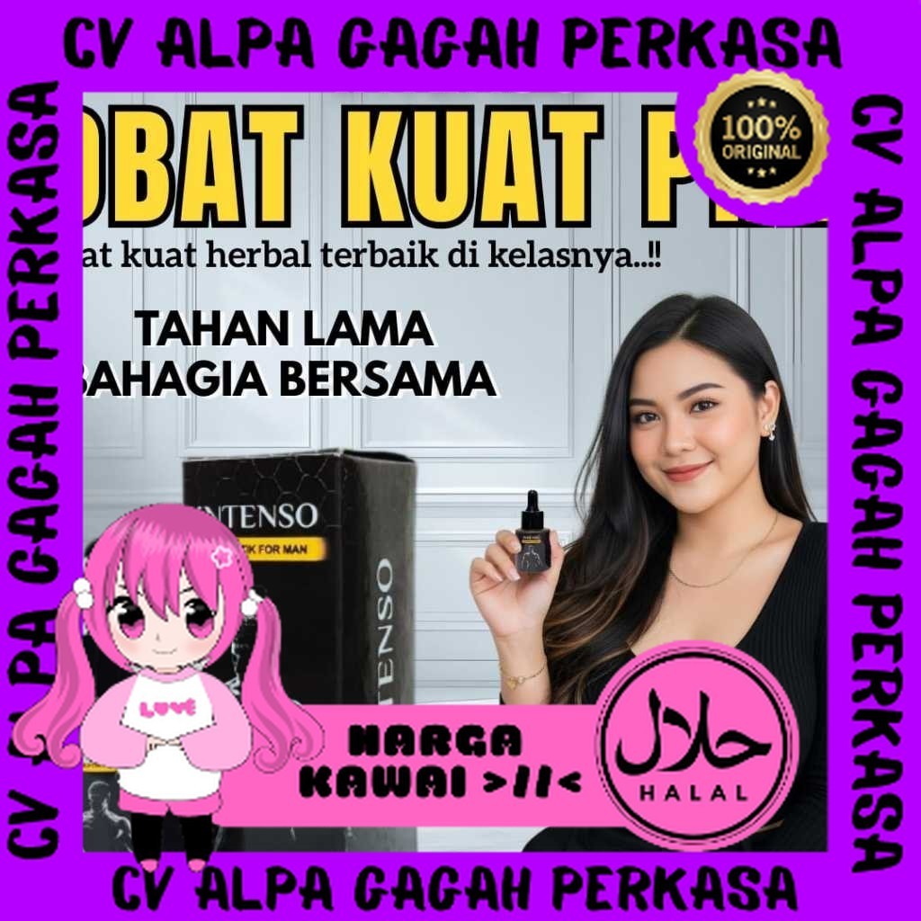 BestSeller DIJAMIN ORIGINAL  Bisa COD  ORIGINAL PABRIK INTENSO ANTISEPTIK 0BAT KUAT PRIA TAHAN LAMA 