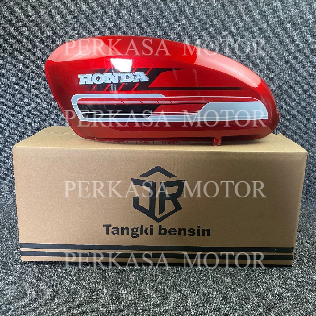 Tangki CB 125 004 Warna Merah – Tangki Bensin Honda CB125 Classic Retro