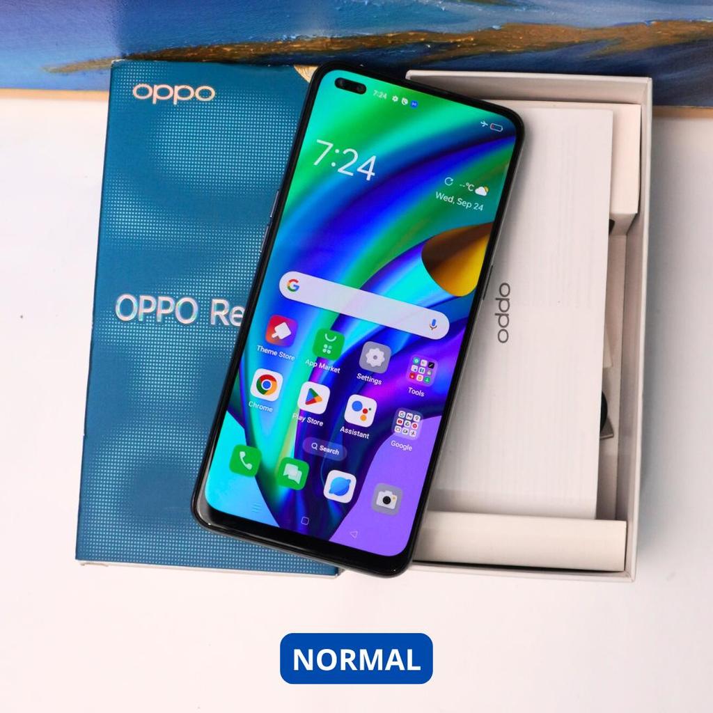 OPPO RENO 4F 8/128 GB HP SECOND ORIGINAL SINAR MUTIARA CELL