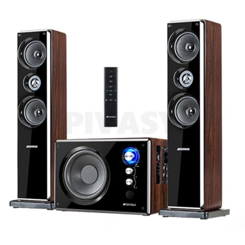 65 Inch High Power Bluetooth Speaker ThreeWay Stereo Sound Subwoofer Speaker 21 Home Theater System 
