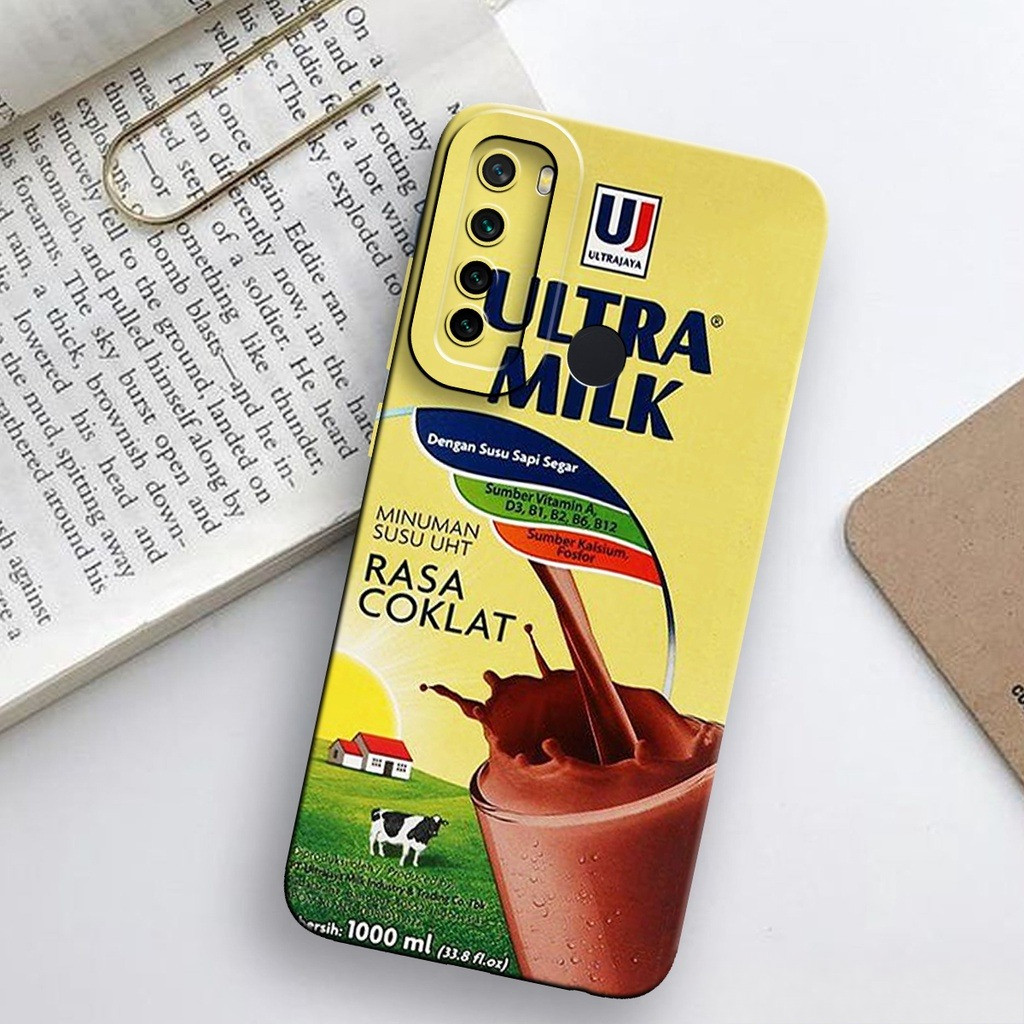 Case REDMI NOTE 8 -  - Casing REDMI NOTE 8 - Fashion Case - ULTRAMILK - Skin Handphone - Silikon RED