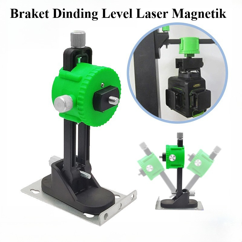 Bracket Holder Gantung Dinding Level Lase Adjustable Bracket Dudukan Laser Level Ukuran 1/4Inch Untu