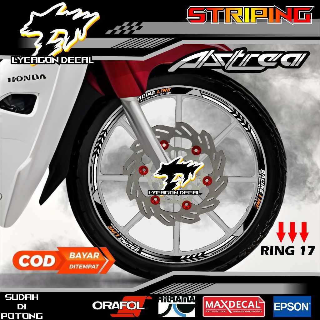Stiker velg astrea grand, astrea bulus, astrea prima, astrea legenda ring 17 minimalis keren murah 0