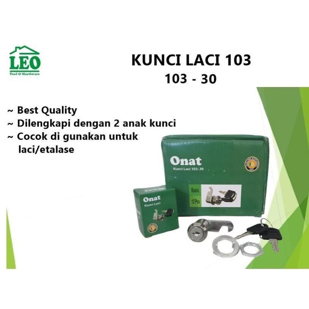 Cam Lock camlock Kunci Laci Lemari 103 - 30 mm ONAT