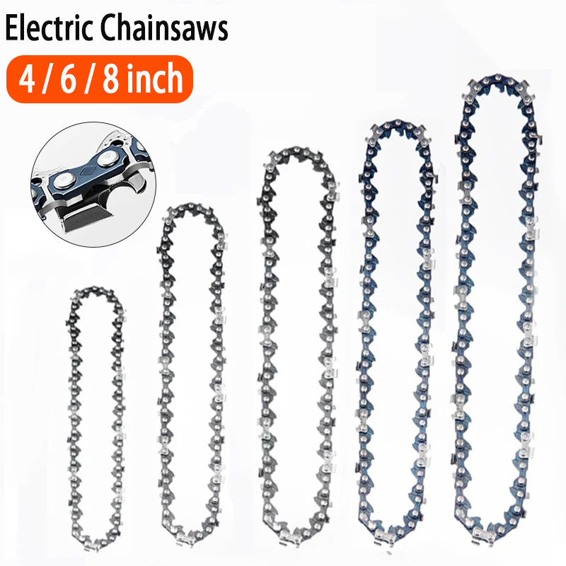 6 Inch/4inch/8inch Mini Steel Chainsaw Chain Electric Electric Saw Accessory Replacement Electric Ch