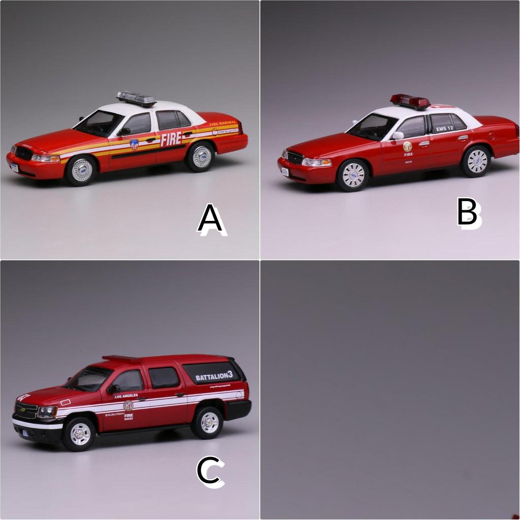 596 Fire Department Chevrolet Crown Victoria Chevrolet Suburban 1:64