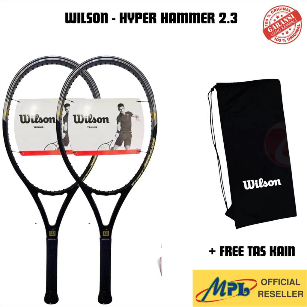 RAKET TENNIS WILSON HYPER HAMMER 2.3 + TAS KAIN