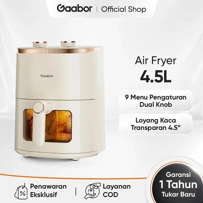 GAABOR Air Fryer Low Watt 4.5 Liter - MANUAL