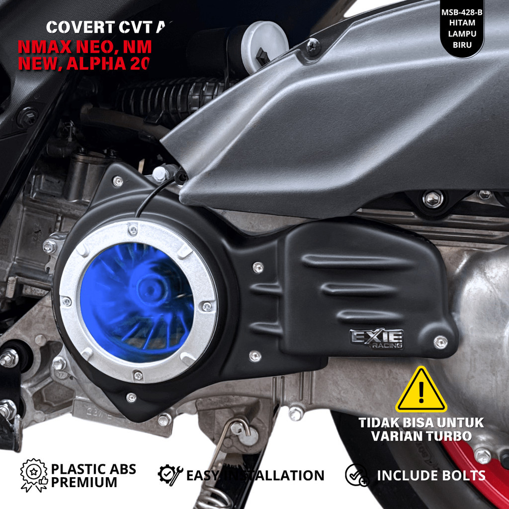 Cover CVT Akrilik Nmax NEO, Nmax & Aerox New, Alpha 2025, Lexi 155 - Cover Penutup CVT Variasi  Sale