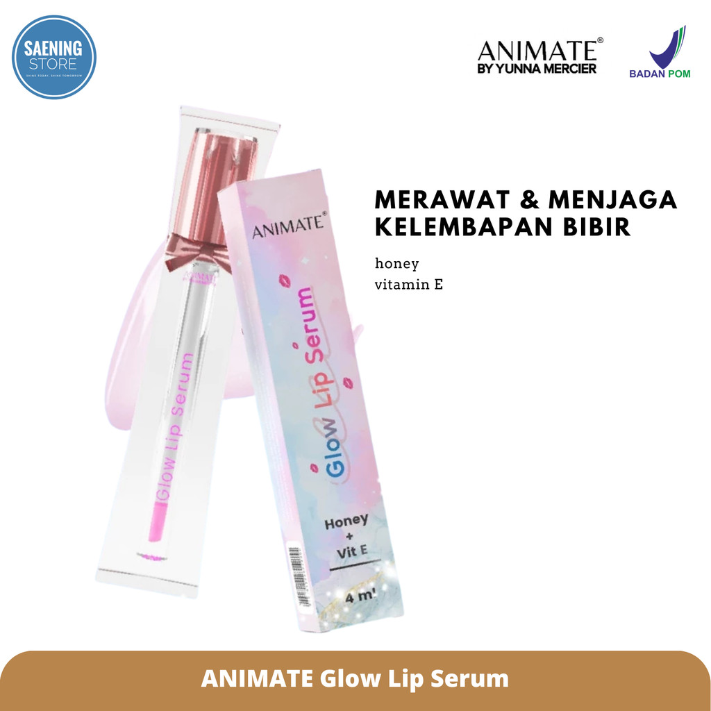 Animate Glow Lip Serum - Melembapkan Bibir