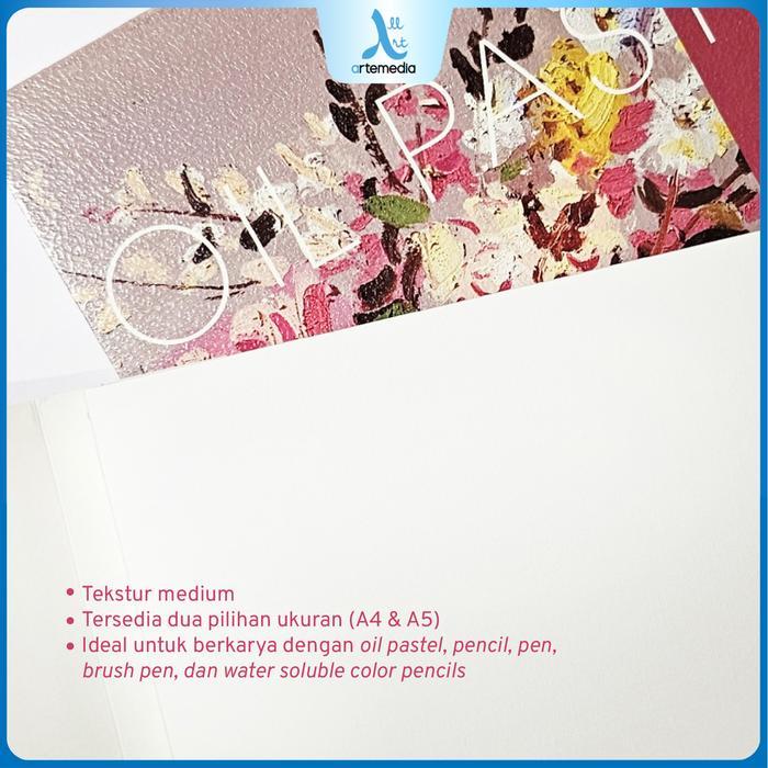 Potentate Oil Pastel Paper Sketch Pad - A4