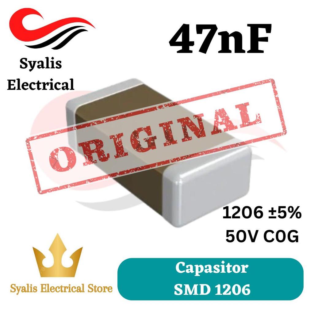 Kapasitor 1206 47nf Capasitor 47 nf SMD [ Syalis ]