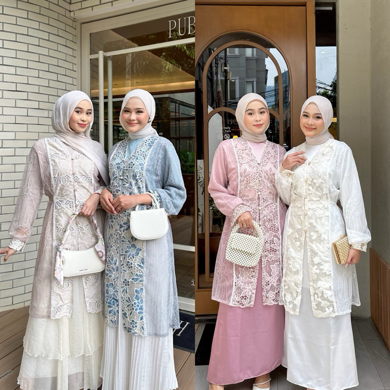 TERMURAH CASSAVA OUTER | OUTER WISUDA | OUTER PRADA | PRADA OUTER | KEBAYA KUTUBARU | KEBAYA WISUDA 