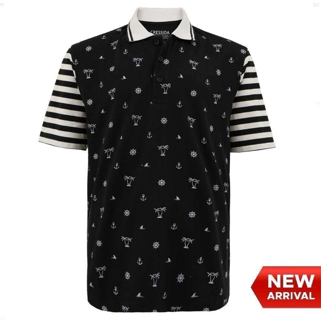 Cressida |  Kaos Kerah Big Size Polo Shirt Jumbo Pria Baju Cowok  - SYWNS.EB007X