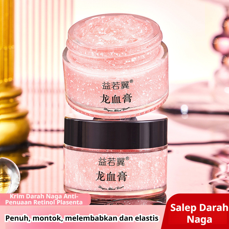 [24 Jam Melembapkan & Glowing Instan] JS Retinol Placenta Dragon Blood Krim Wajah Siang/Malam / Skin