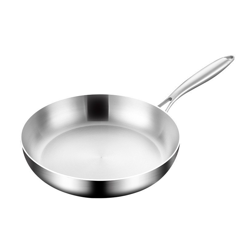 Pan Steak Pancake 304 stainless steel uncoated wok Household wok induction cooker Special Non-Stick 