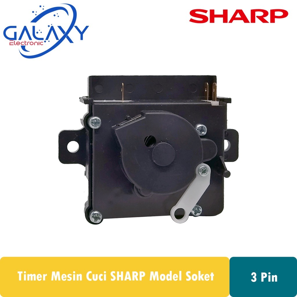 Timer Wash Mesin Cuci SHARP 3 Pin Timer Pencuci SHARP Mesin Cuci Dua Tabung