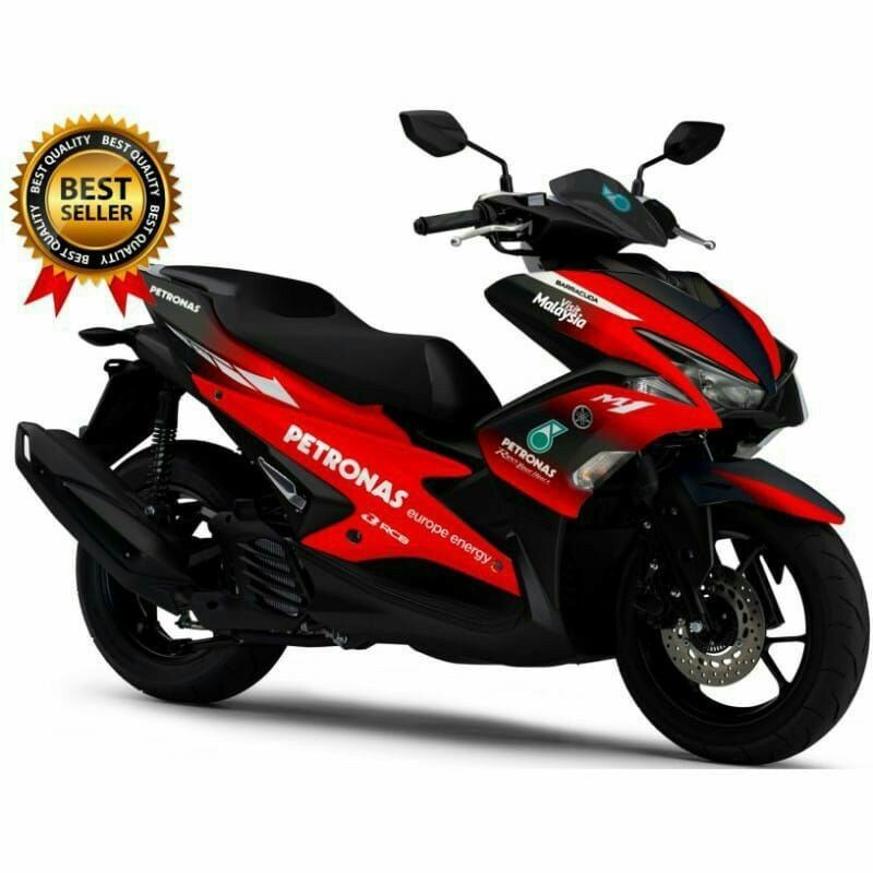 Stiker Motor decal sticker aerox petronas merah full body Murah Berkwalitas