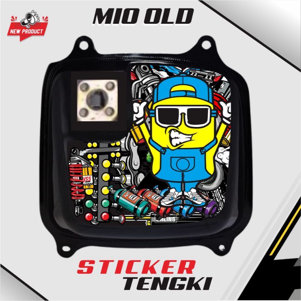 VARIASI / DECAL TENGKI MIO / STIKER TANGKI MIO SPORTY 2008 - 2013 STIKER TANGKI MOTOR MIO SPORTY