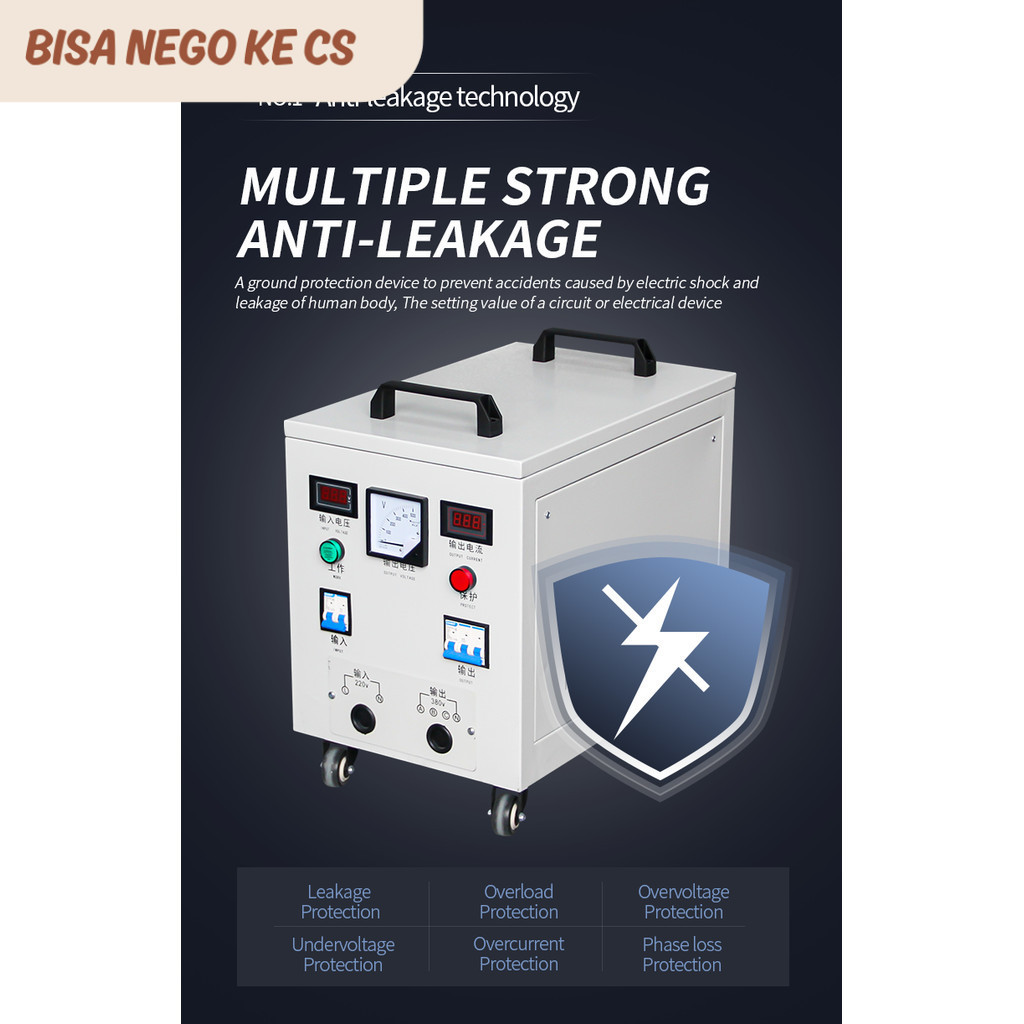 TB CE 1 Phase 220v to 3 Phase 380v Phase Converters Transformer 10kw 15kw