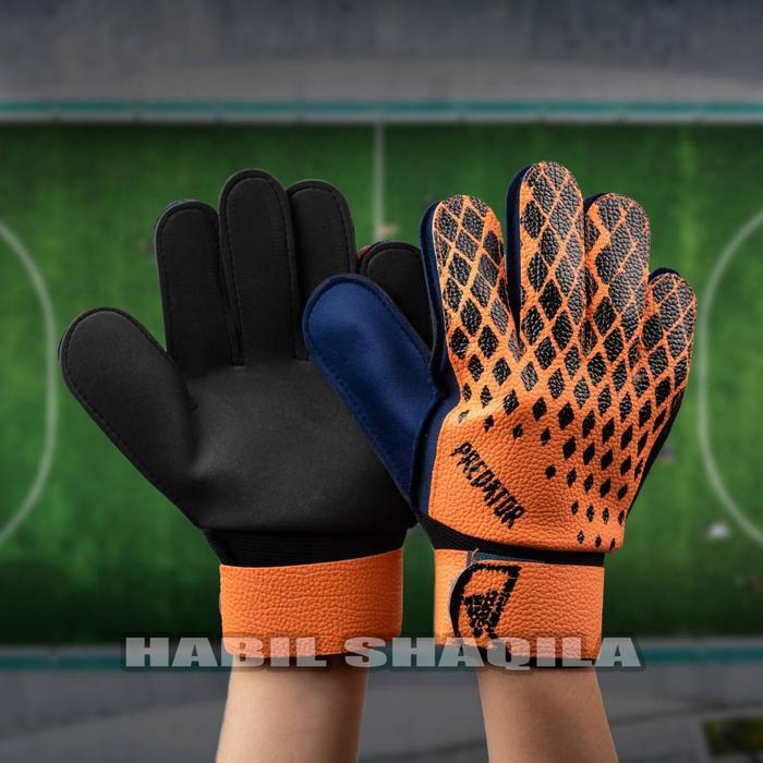 Sarung Tangan Kiper Anak Laki Laki Sarung Tangan Bola Futsal Sarung Tangan Kiper Anak Lengket - Oran