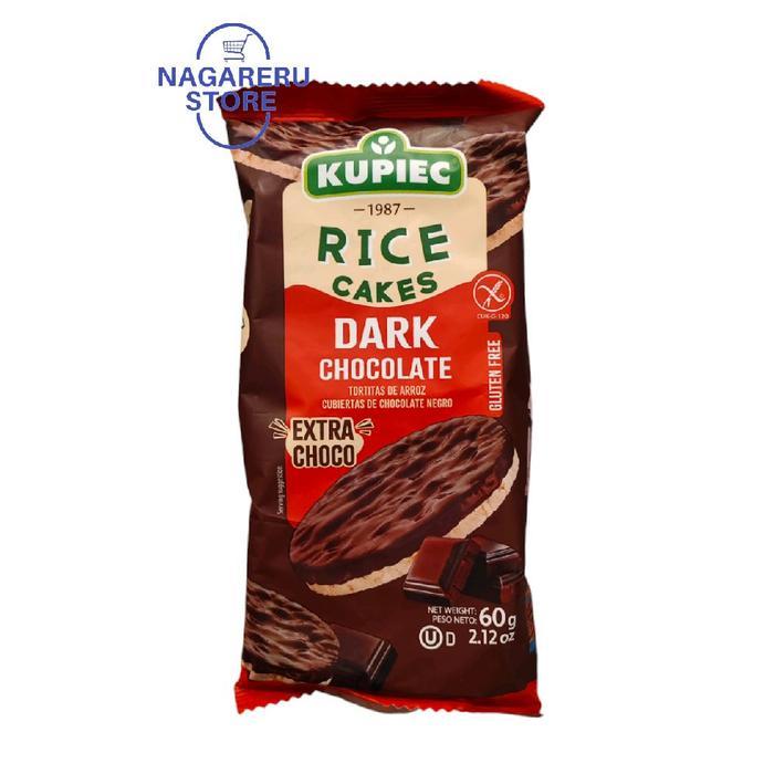 Kupiec rice cakes dark chocolate 60gr