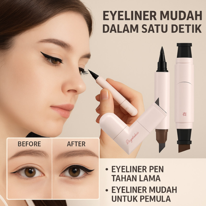COD+Kirim Dalam 24 Jam[Eyeliner Sempurna 1 Detik]  Eyeliner Cap All-in-One /Eyeliner Stamp / Stamp E