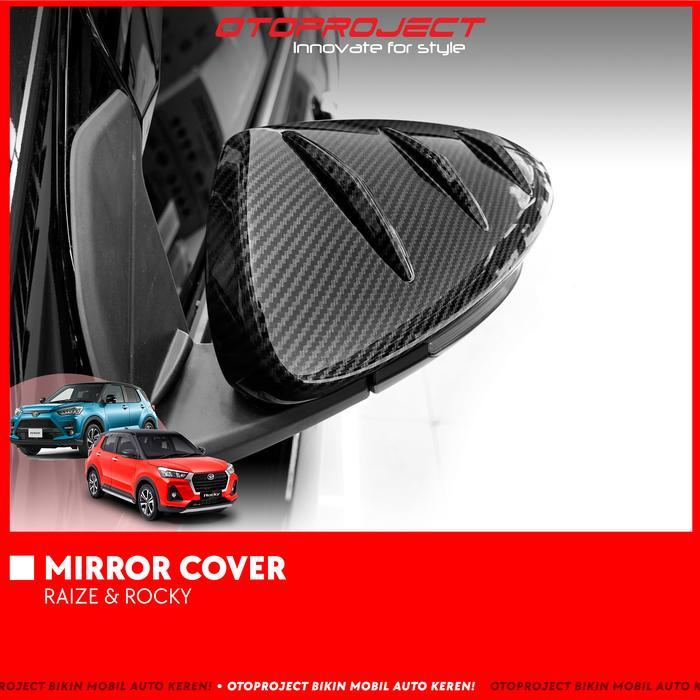 Otoproject - Mirror Cover Raize/ Rocky Carbon | Cover Kaca Spion Raize / Rocky - CARBON