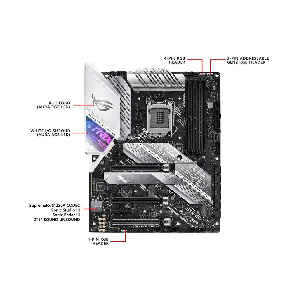 Z490A GAMING LGA 1200 Z490 SATA 6Gbs ATX Intel Motherboard