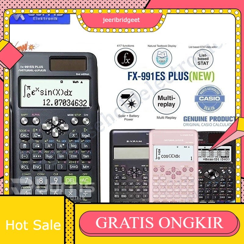 Kalkulator Scientific ilmiah 991ES-Plus Kalkulator  Scientific Calculator  Scientific