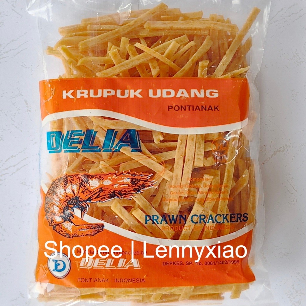 KRUPUK UDANG DELIA BENTUK STICK - KHAS PONTIANAK