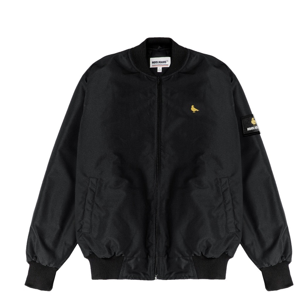 Hooligans Jacket Bomber Hugo Black