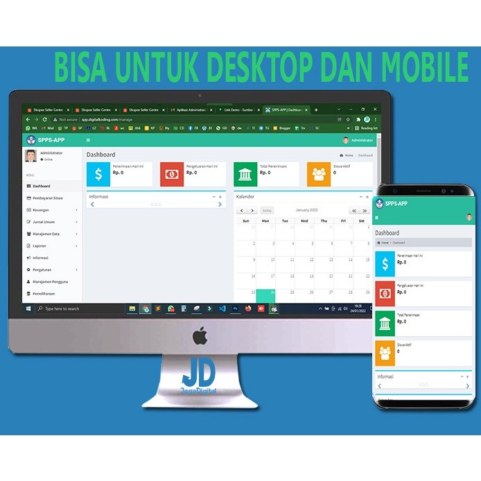 Aplikasi Pembayaran SPP Berbasis Web Dengan Framework Codeigniter