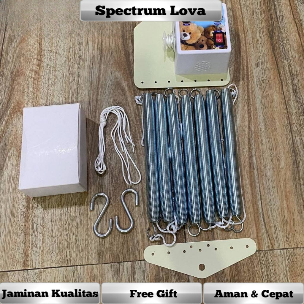 ANEKA BEDSHEET - Ayunan Bayi Elektrik/ Mesin Ayunan Listrik Bayi Otomatis (U Baby 7 per)